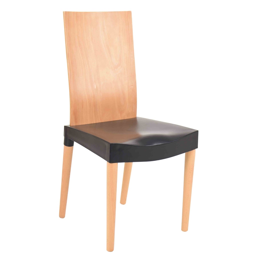 [1236521] Cafe Chair (BLACK PANTONE Neut Black C)