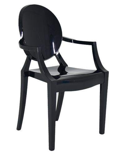 [1348668] Cafe Chair (BLACK Solid Black)