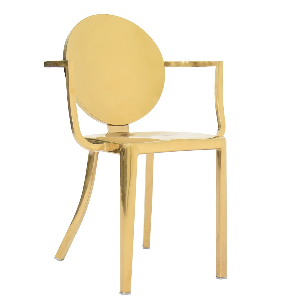 [1351675] Cafe Chair (GOLD Gold)