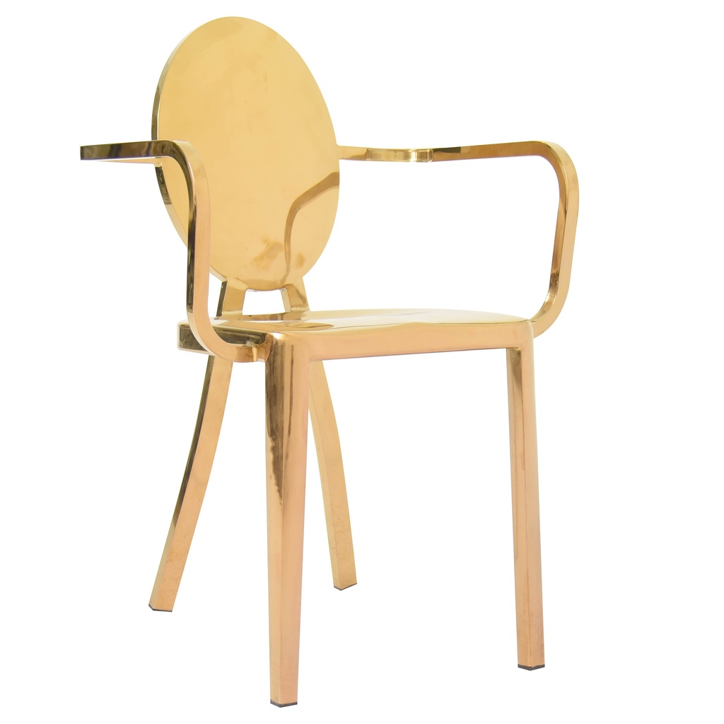 [1351712] Cafe Chair (GOLD Gold)