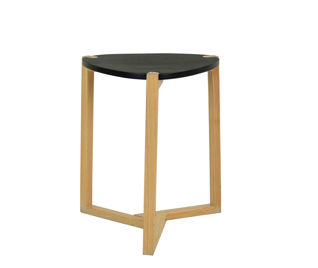 [1346350] Corner Table (BLACK)