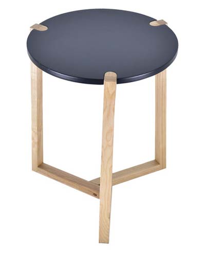 [1346510] Corner Table (BLACK)