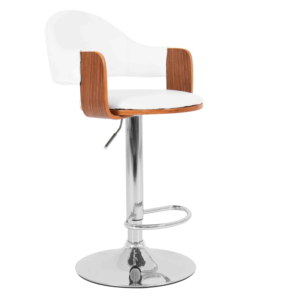 [1339741] Adjustable Height (WHITE Walnut/White)