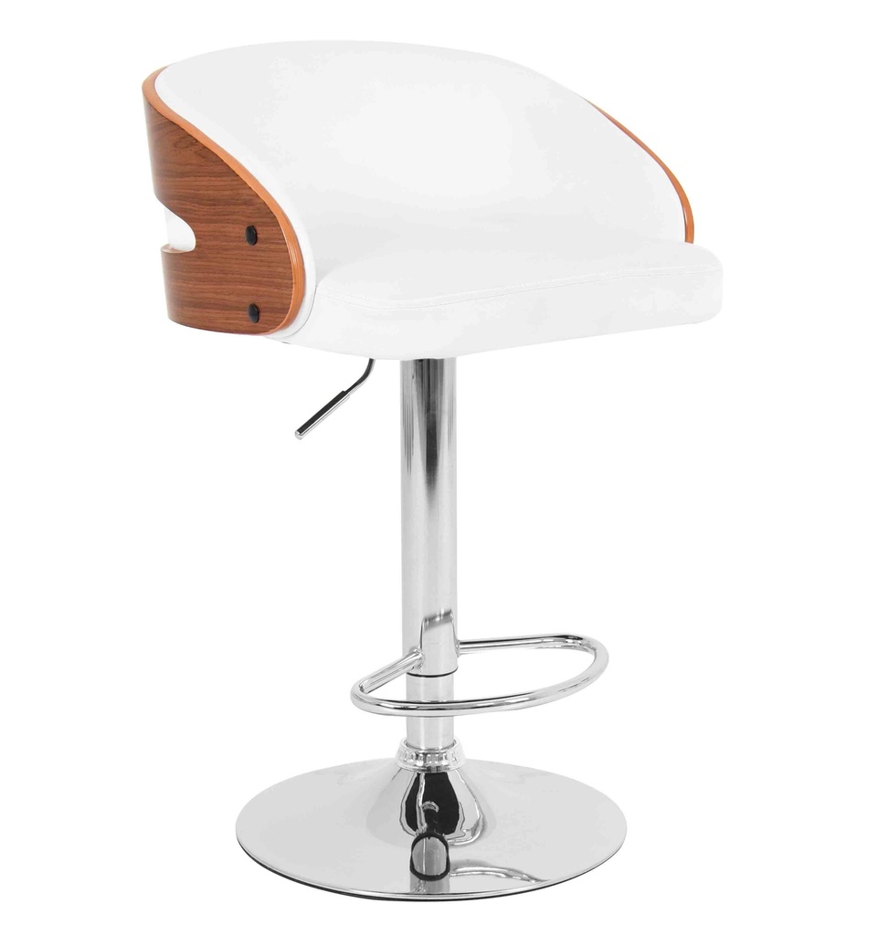 [1340006] Adjustable Height (WHITE Walnut/White)