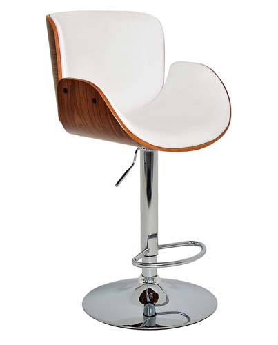 [1340297] Adjustable Height (WHITE Walnut/White)