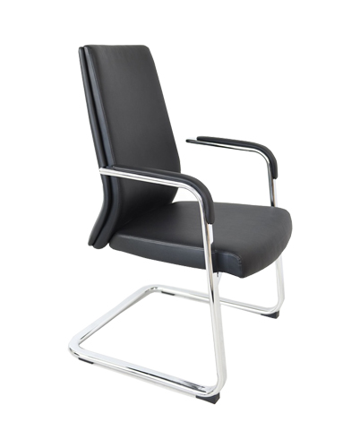 [1341270] Visitor Office Chair (BLACK)
