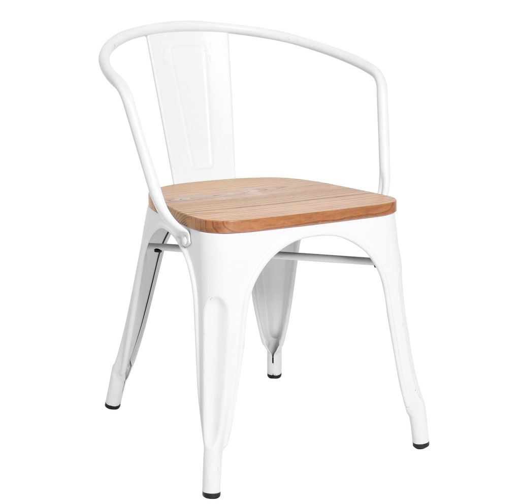 [1338737] Cafe Chair (MATTE WHITE Matte White - M31)