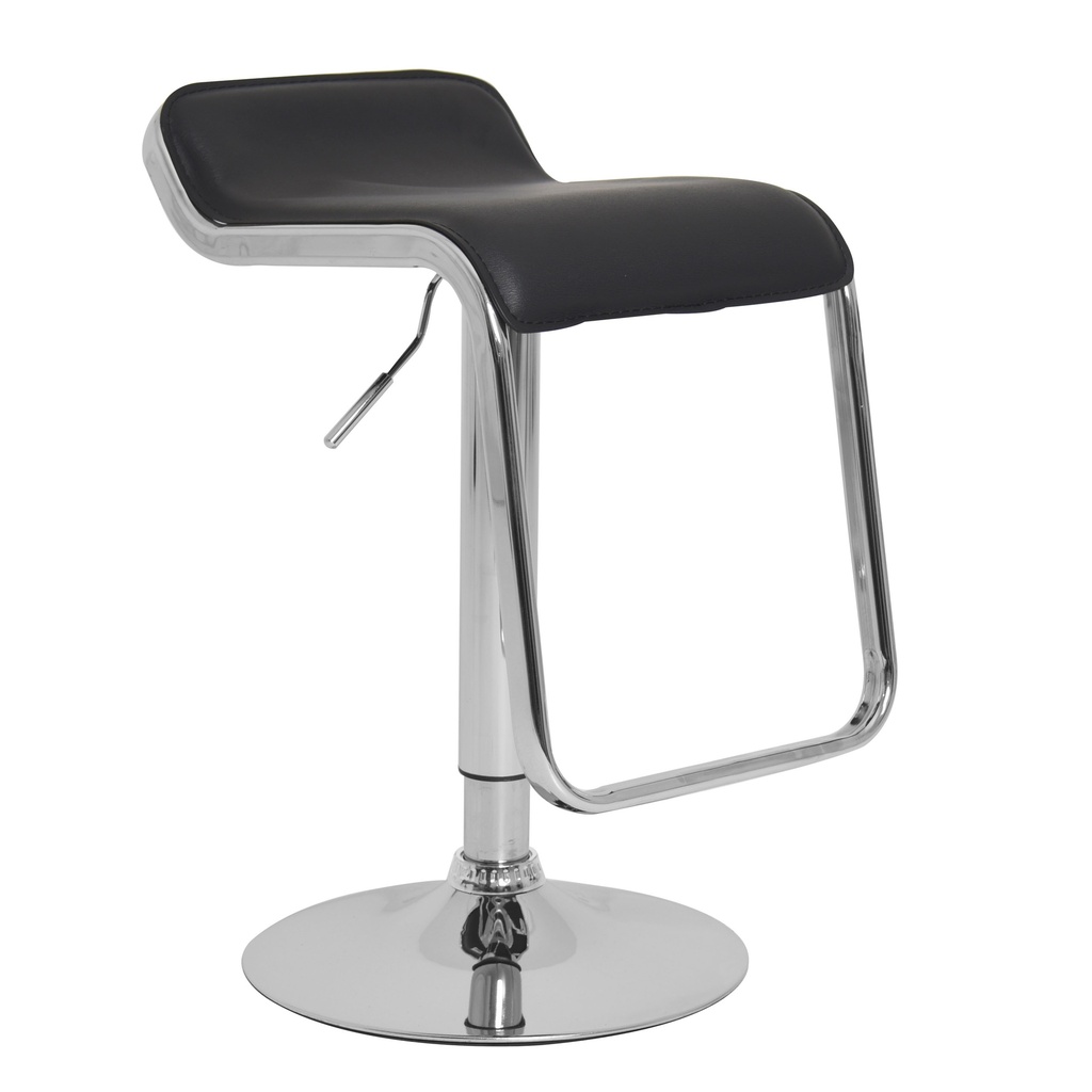 [1338898] Adjustable Height (BLACK Chrome/Black)