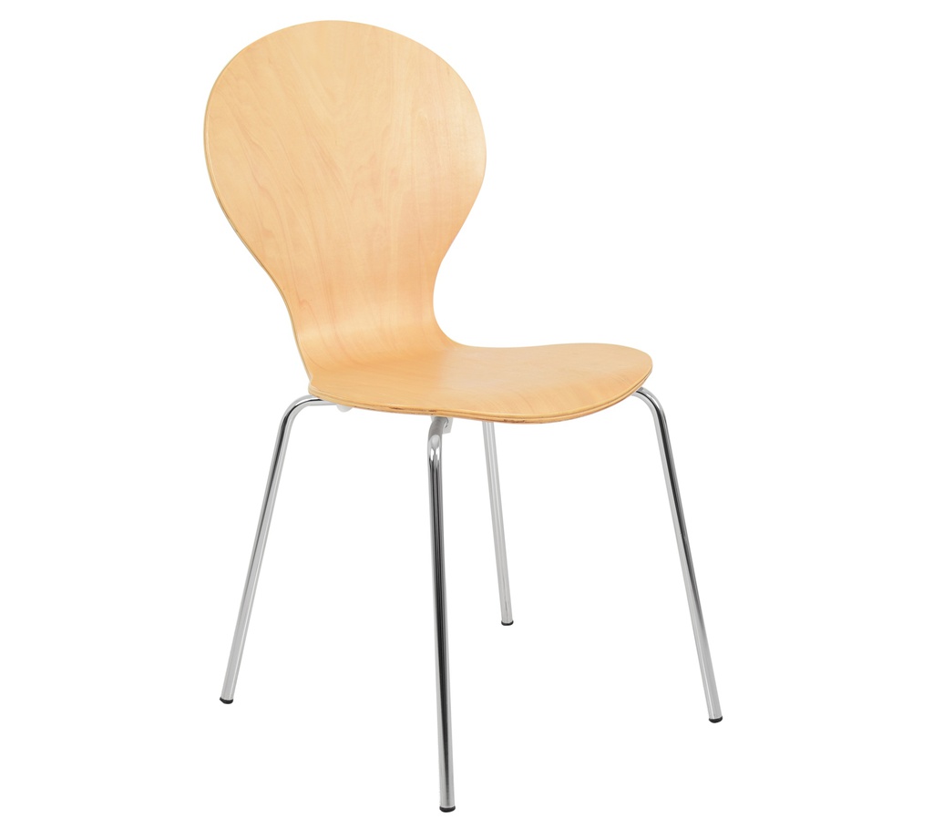 [1343434] Cafe Chair (DARK BROWN Birchwood)