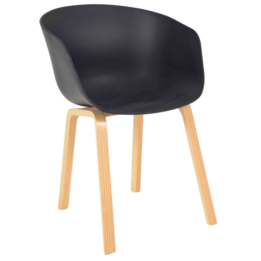 [1354041] Cafe Chair (BLACK)