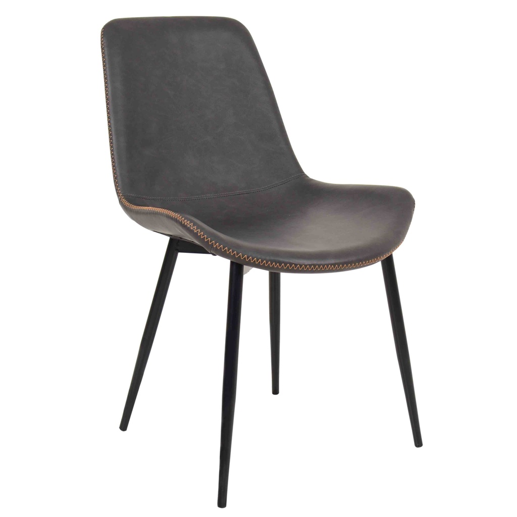 [1355833] Cafe Chair (GREY Matte Grey)