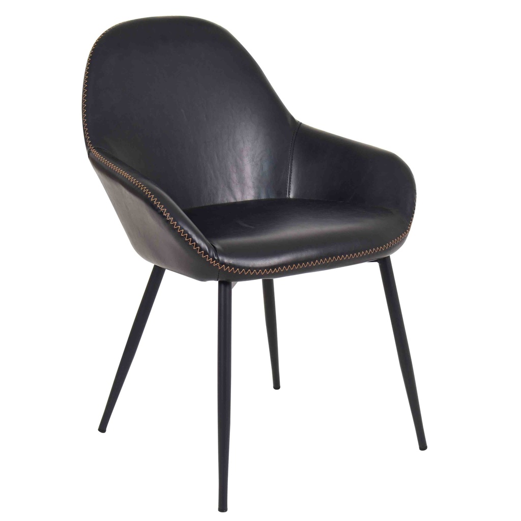 [1355970] Cafe Chair (BLACK)