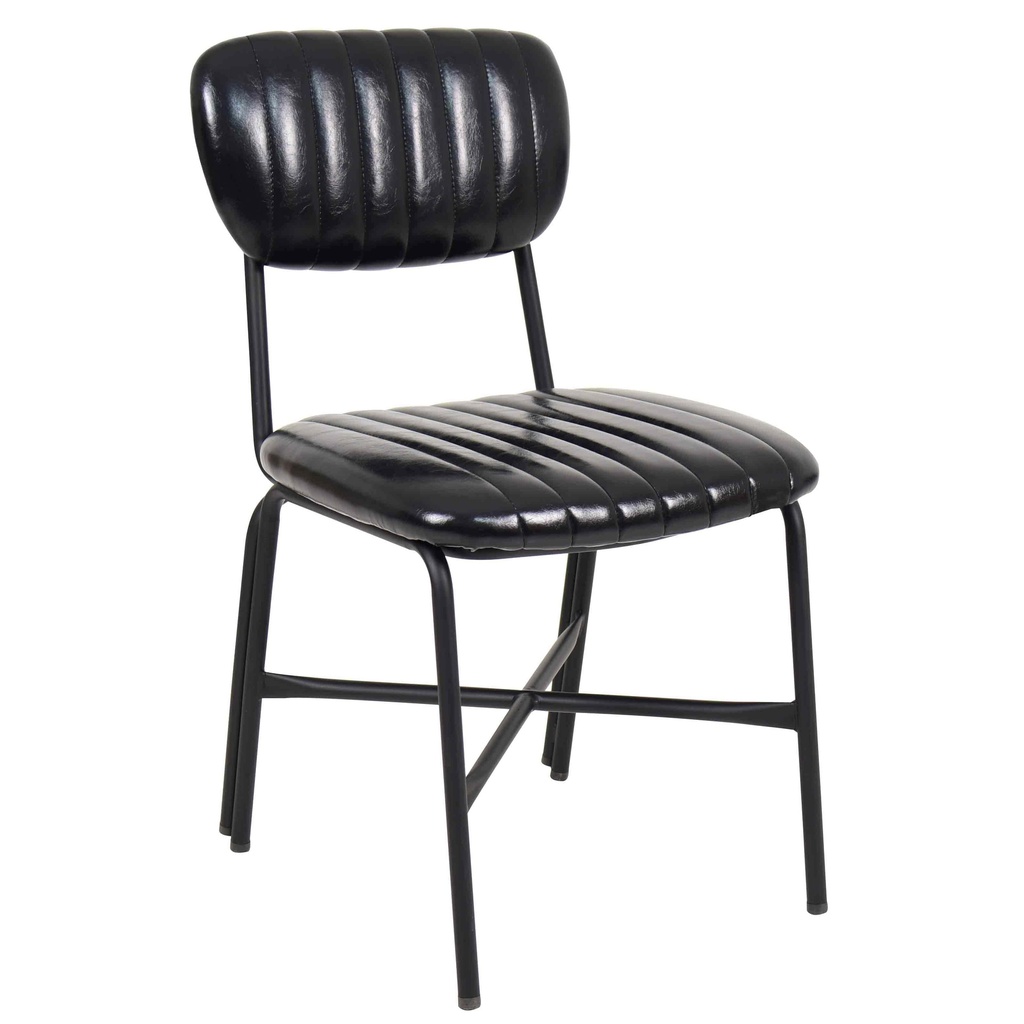 [1359015] Cafe Chair (BLACK)