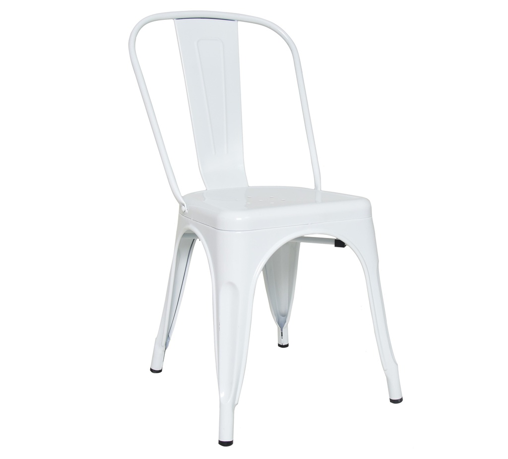 [1359398] Cafe Chair (WHITE White Gloss)