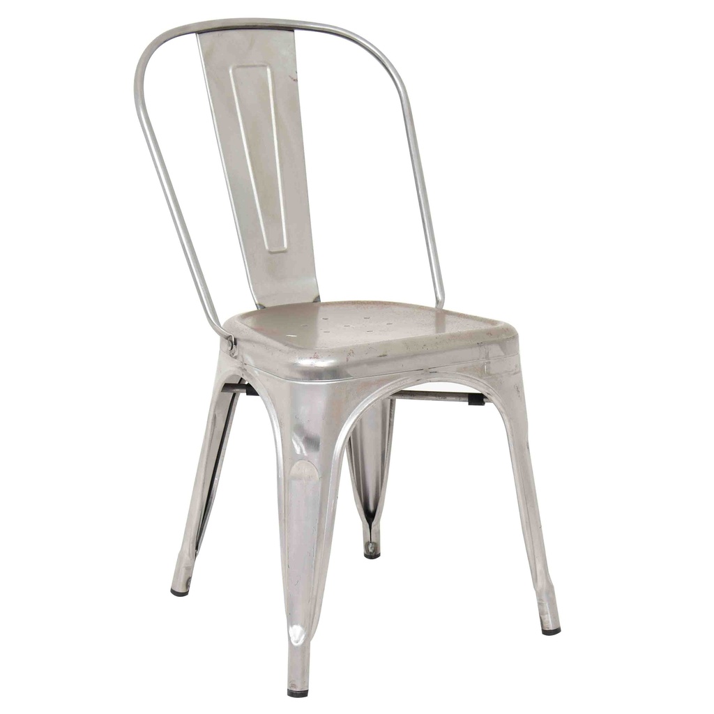 [1357813] Cafe Chair (SILVER Metal)