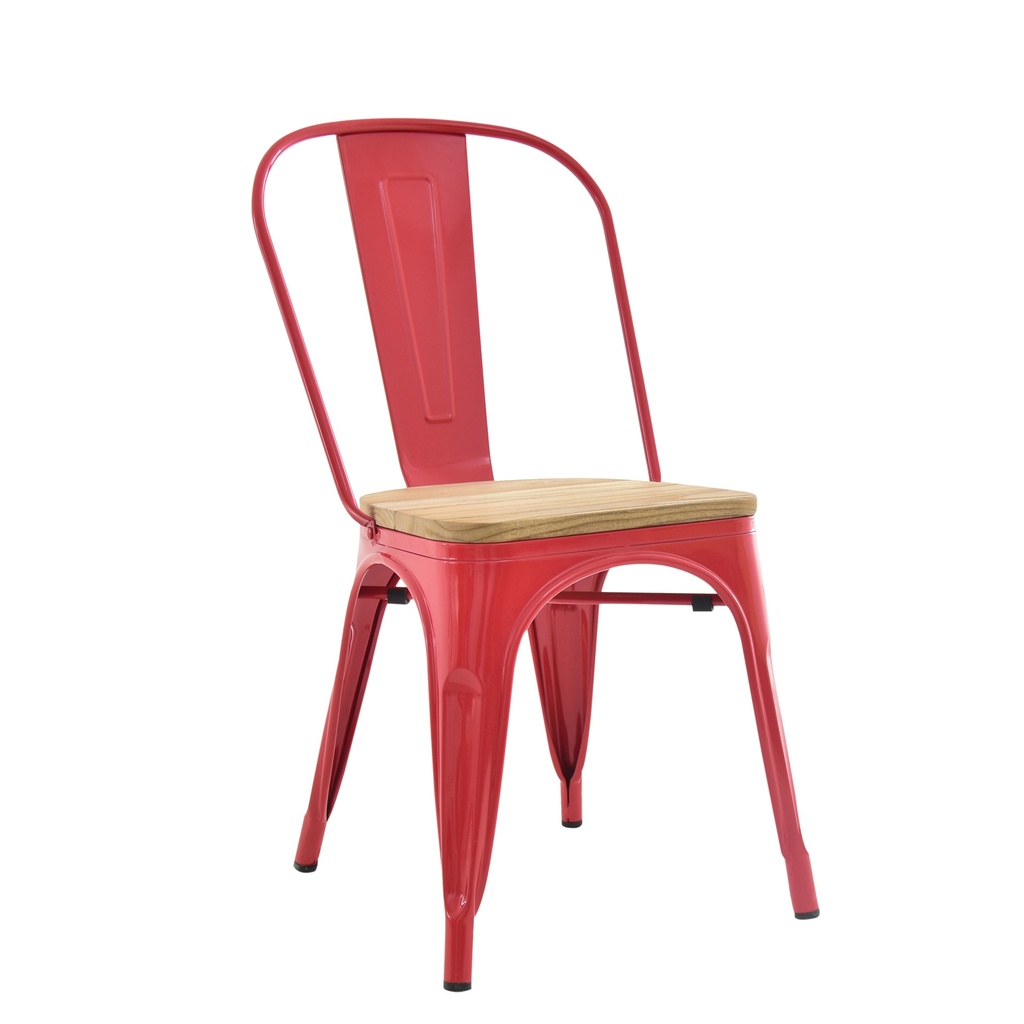 [1357790] Cafe Chair (RED Shine Red)