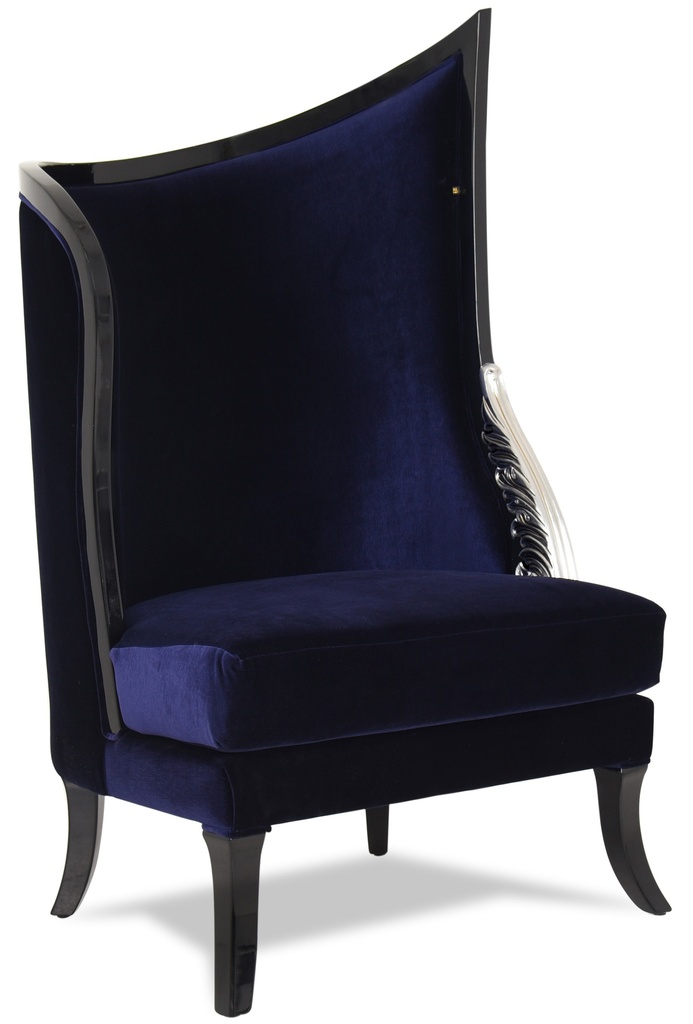 [1114584] Dining Chair (NAVY BLUE Navy Blue)