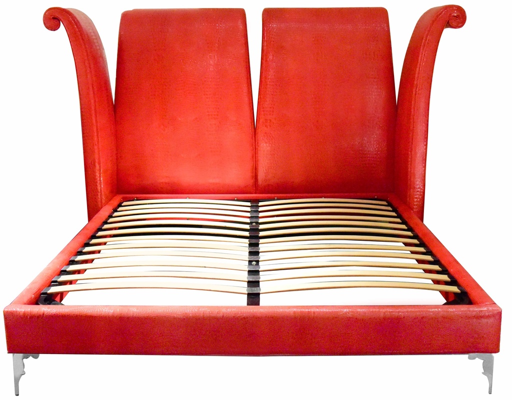 King/Queen Bed Excl. Mattress