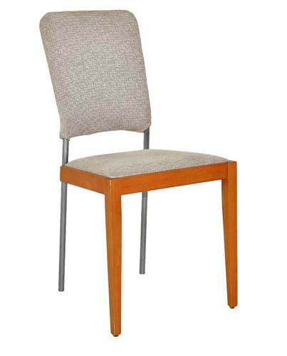 [1027617] Dining Chair (LIGHT GREY Cherry/AM001-1)