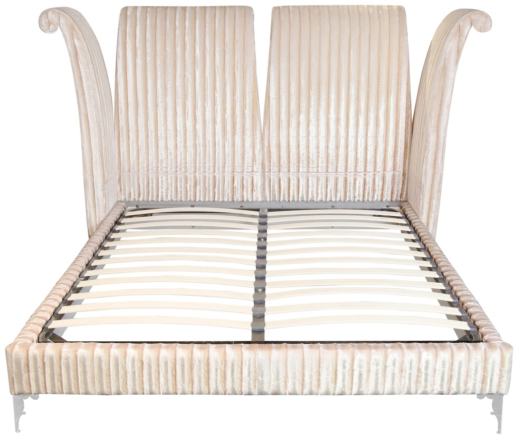 King/Queen Bed Excl. Mattress