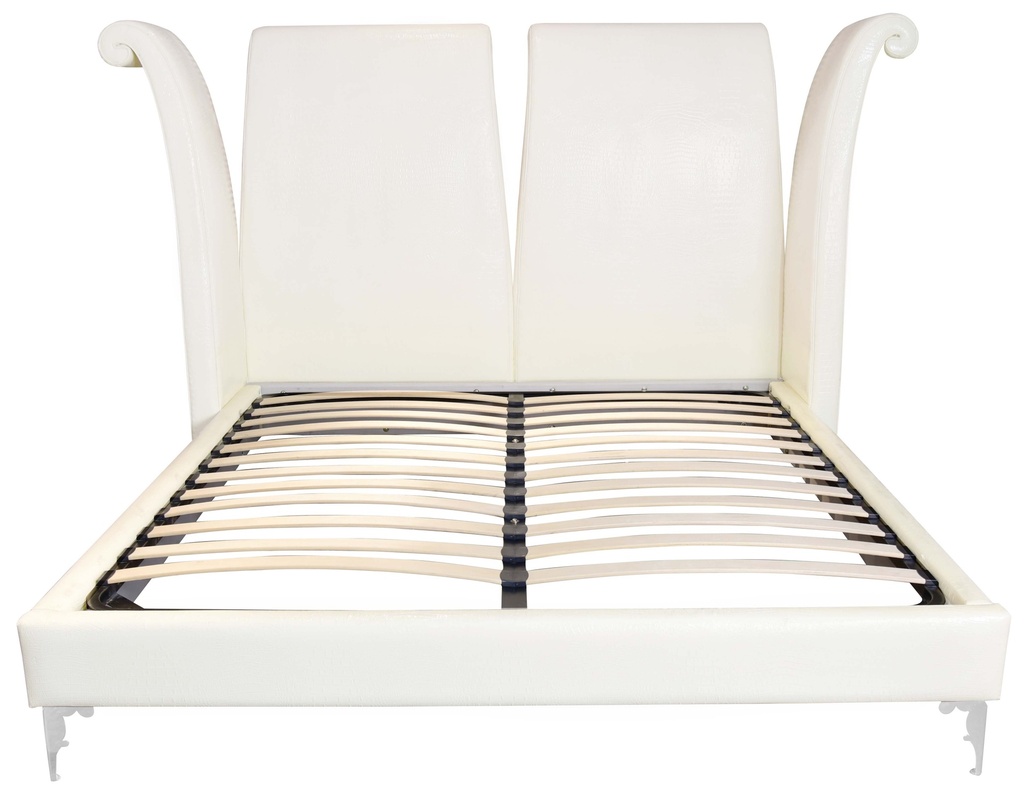 King/Queen Bed Excl. Mattress