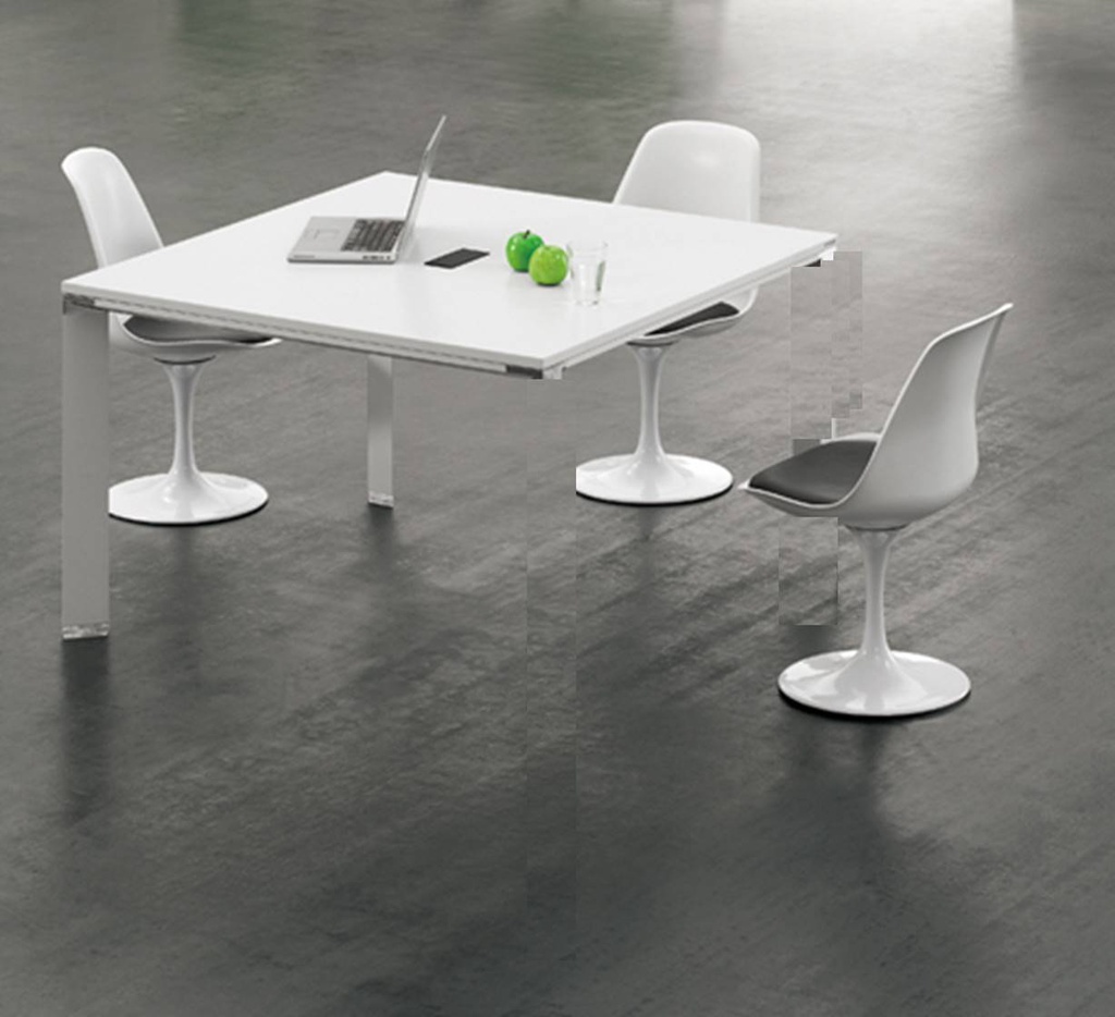 [1092738] Commercial Boardroom Table (WHITE White Melamine)