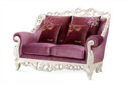 [1104196] Sofa (SILVER  Black/Silver)