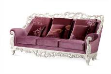 [1104219] Sofa (SILVER  Black/Silver)