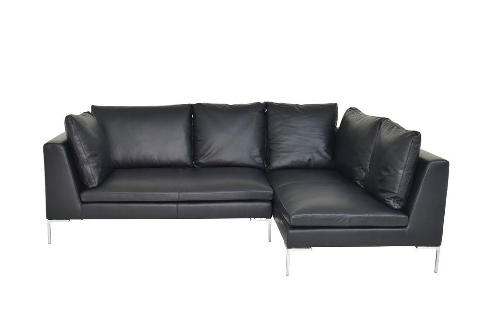 [1171358] Sofa (BLACK R-02 Black Leat)