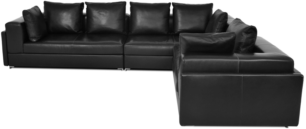 [1171990] Sofa (BLACK R-02 Black Leat)