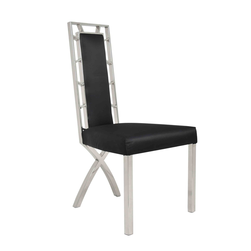 [1185812] Dining Chair (BLACK Tap Shoe - PANTONE 19-4004 TCX)