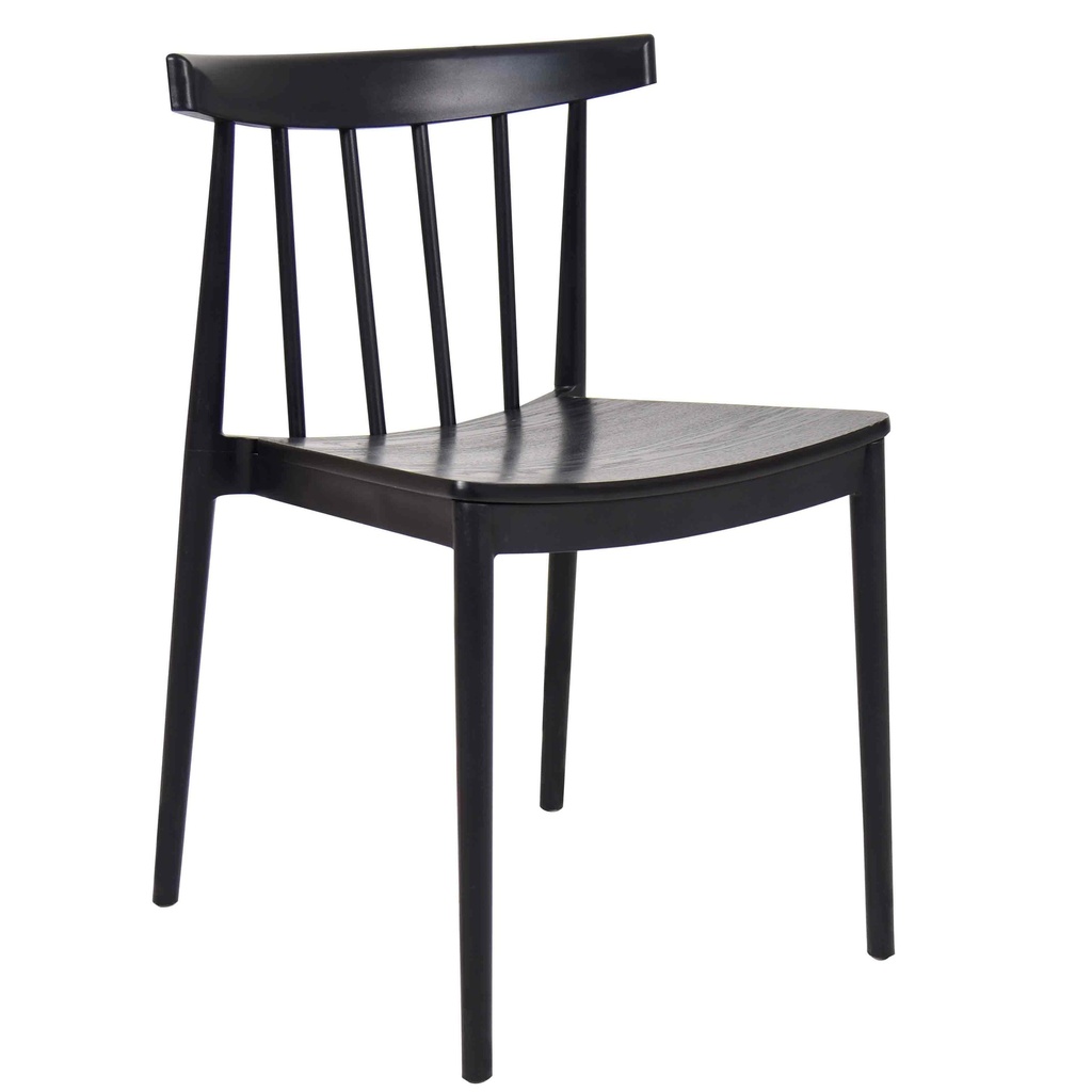 [1326123] Cafe Chair (Black)