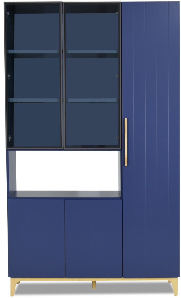 [1377293] Bookcase (Light Navy Blue)