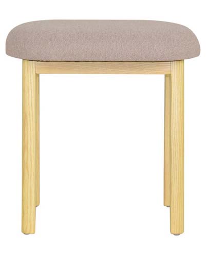 [1379419] Dresser Stool (Wood and Navy Blue)