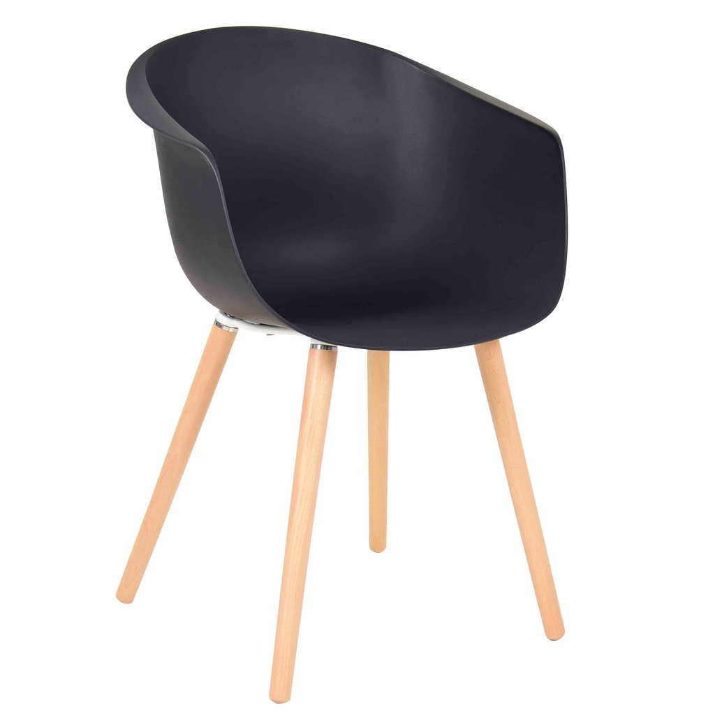 [1367287] Cafe Chair (Black)