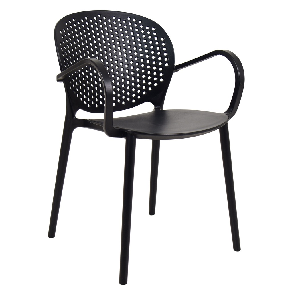 [1367362] Cafe Chair (Black)