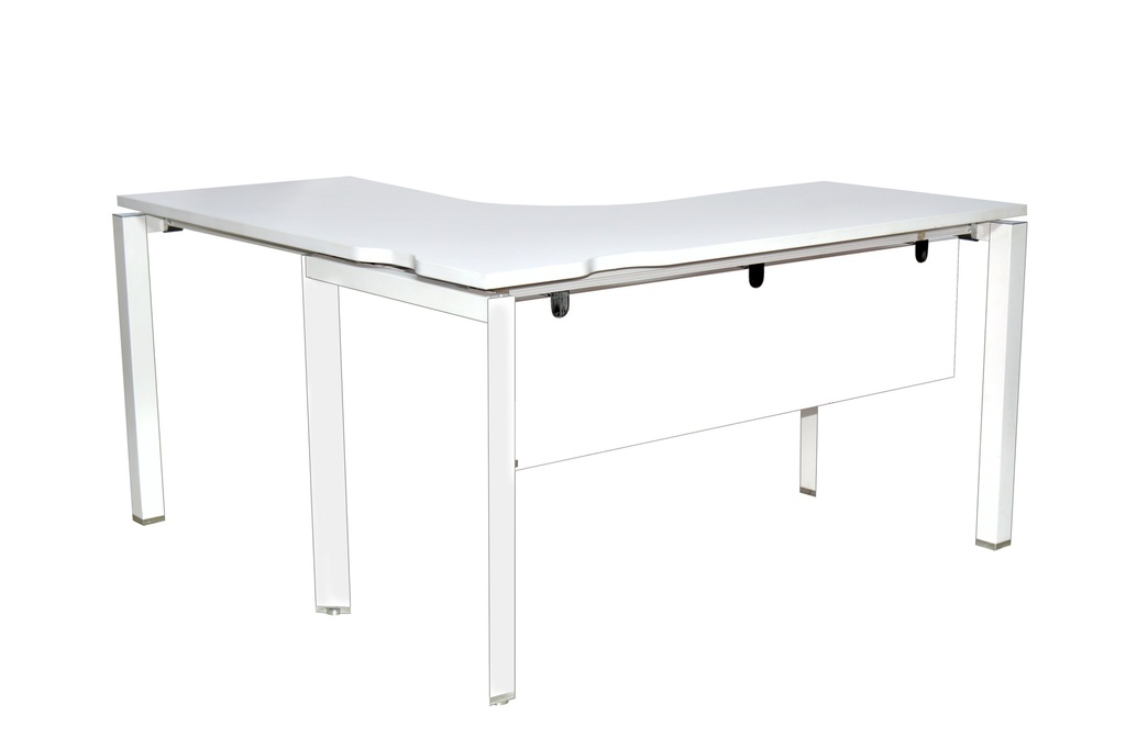[1204599] Commercial Office Desk (WHITE White S-29, 1800 X 1826 X 750)