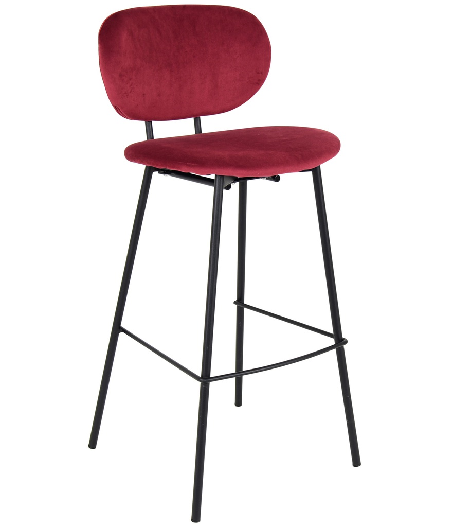 [1390186] Bar Height > 70cm (Dark Red Velvet)