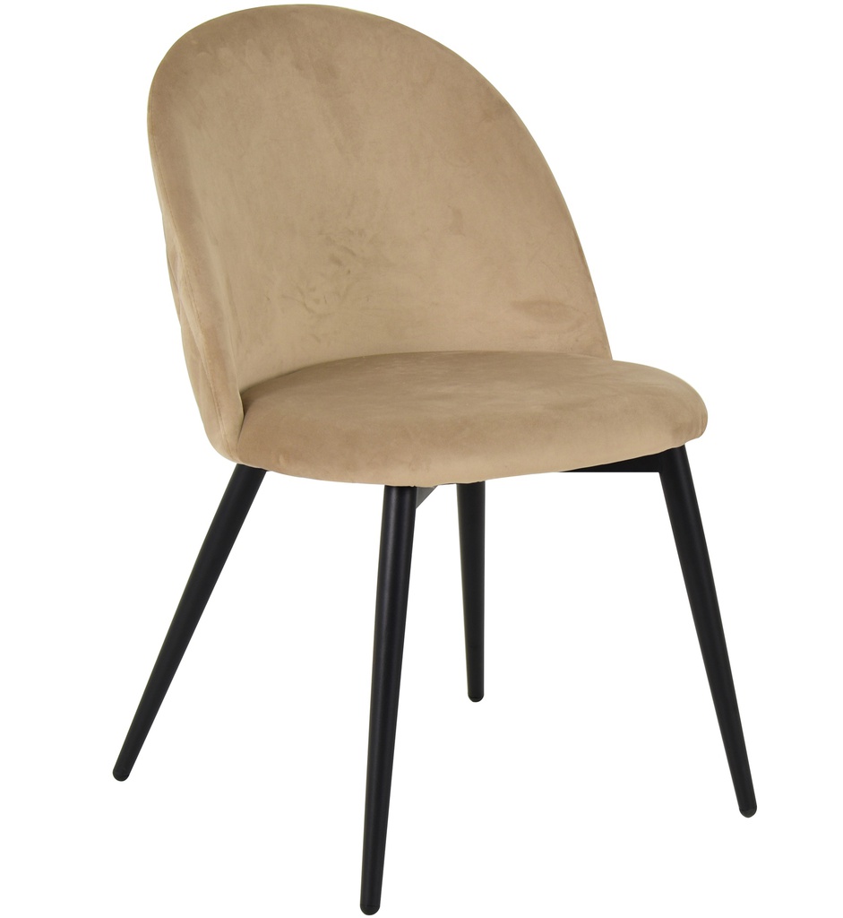 [1391244] Cafe Chairs  (Ivory Velvet)