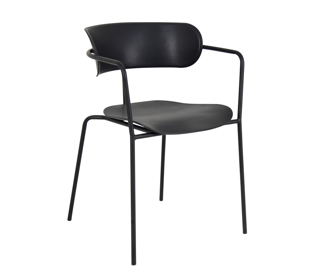 [1392265] Café Chair (Black)
