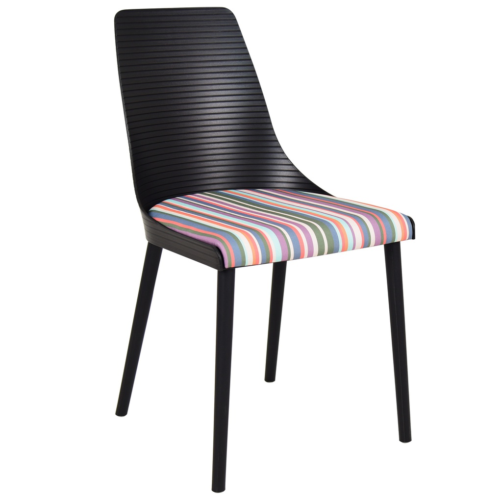 [1393187] Café Chair (Black)