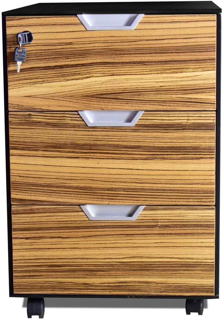 [1179590] Business Pedestal (BROWN Zebrano W-13B)