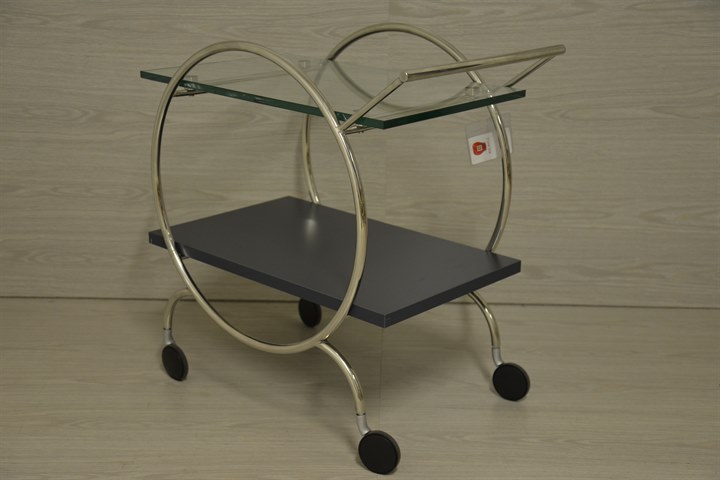 [1197310] Food Trolly (GREY Gloss Grey)