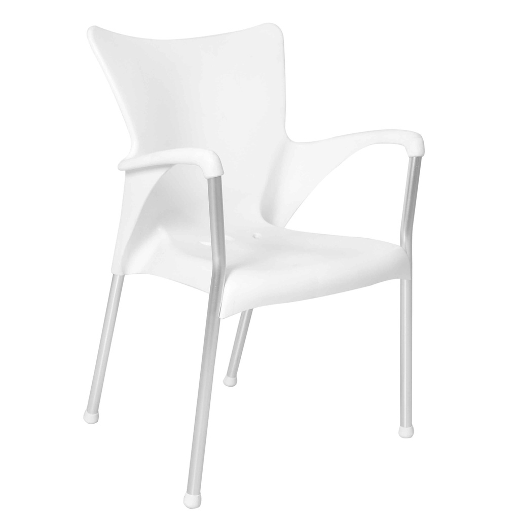 [1193145] Cafe Chair (WHITE Whisper White)