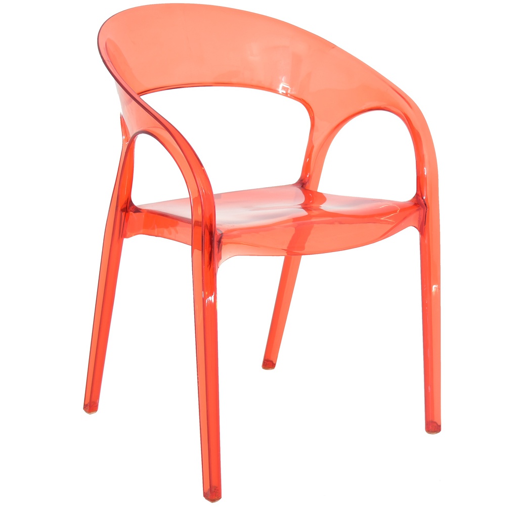 [1190410] Cafe Chair (RED PANTONE  179 C)