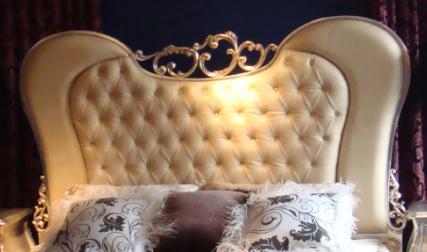 [1116878] King/Queen Bed Excl. Mattress (BLACK)