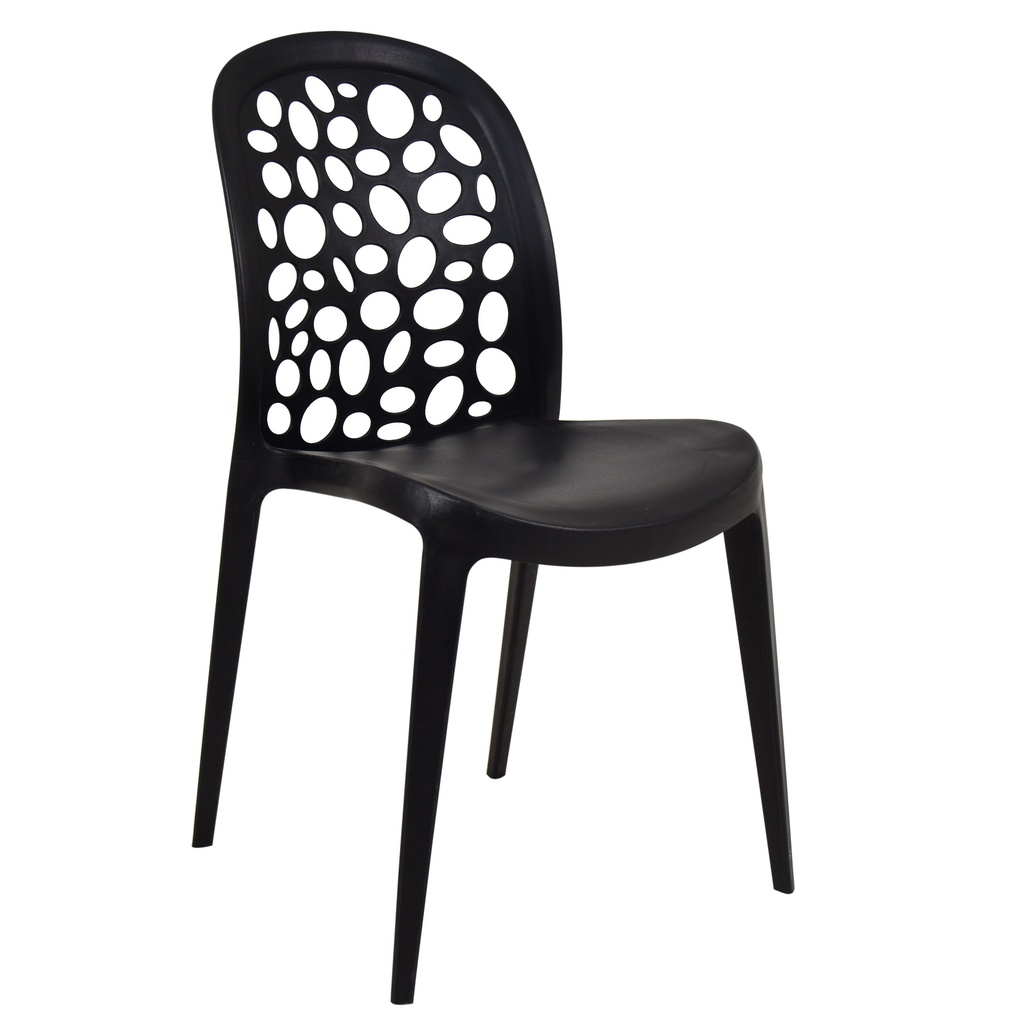 [1204100] Cafe Chair (BLACK)