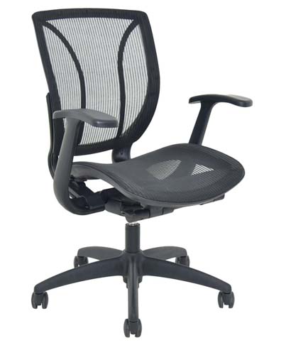 [1218282] Commercial Office Chair (BLACK Black MU1-06)