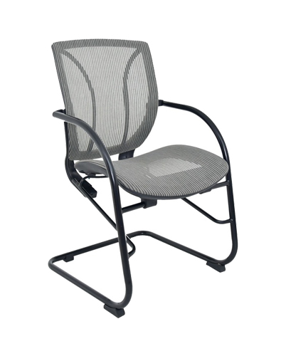 [1218367] Visitor Office Chair (BLACK Black MU1-06)
