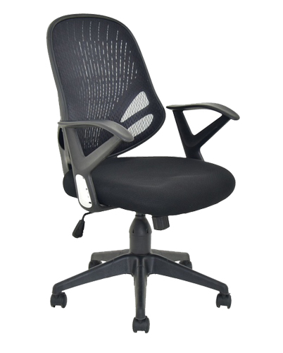 [1257946] Commercial Office Chair (BLACK Black Blk/Blk)